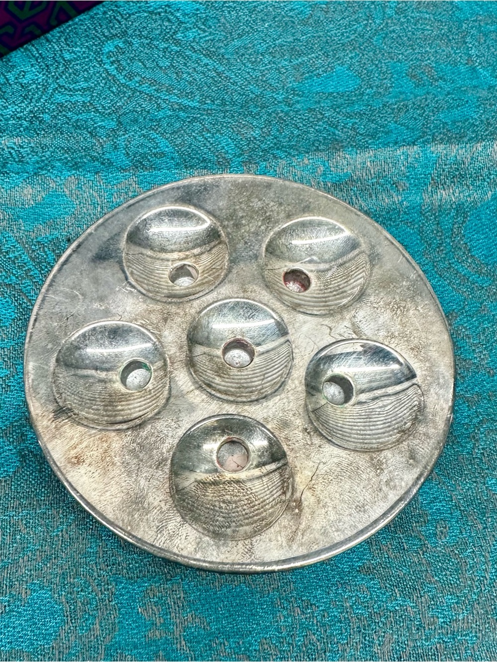 Vintage Dansk Designs Silver Plated Candle Holder Jens Harald Quistgaard 6 Lite